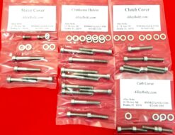 YAMAHA 1970-1972 JT1 JT2 Polished Stainless Steel Engine Bolt Kit Set