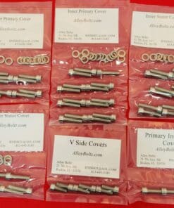 INDIAN 2020 & UP CHALLENGER Show Polished Stainless Steel Engine Bolt Kit Set