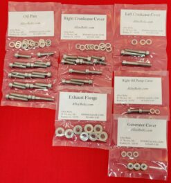 YAMAHA 1984-1985 FJ1100 1986-1996 FJ1200 Polished Stainless Steel Engine Bolt Kit Set