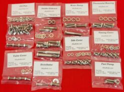 Chevy 235 Stainless Steel Engine Hex Bolt Kit (1955-1962)