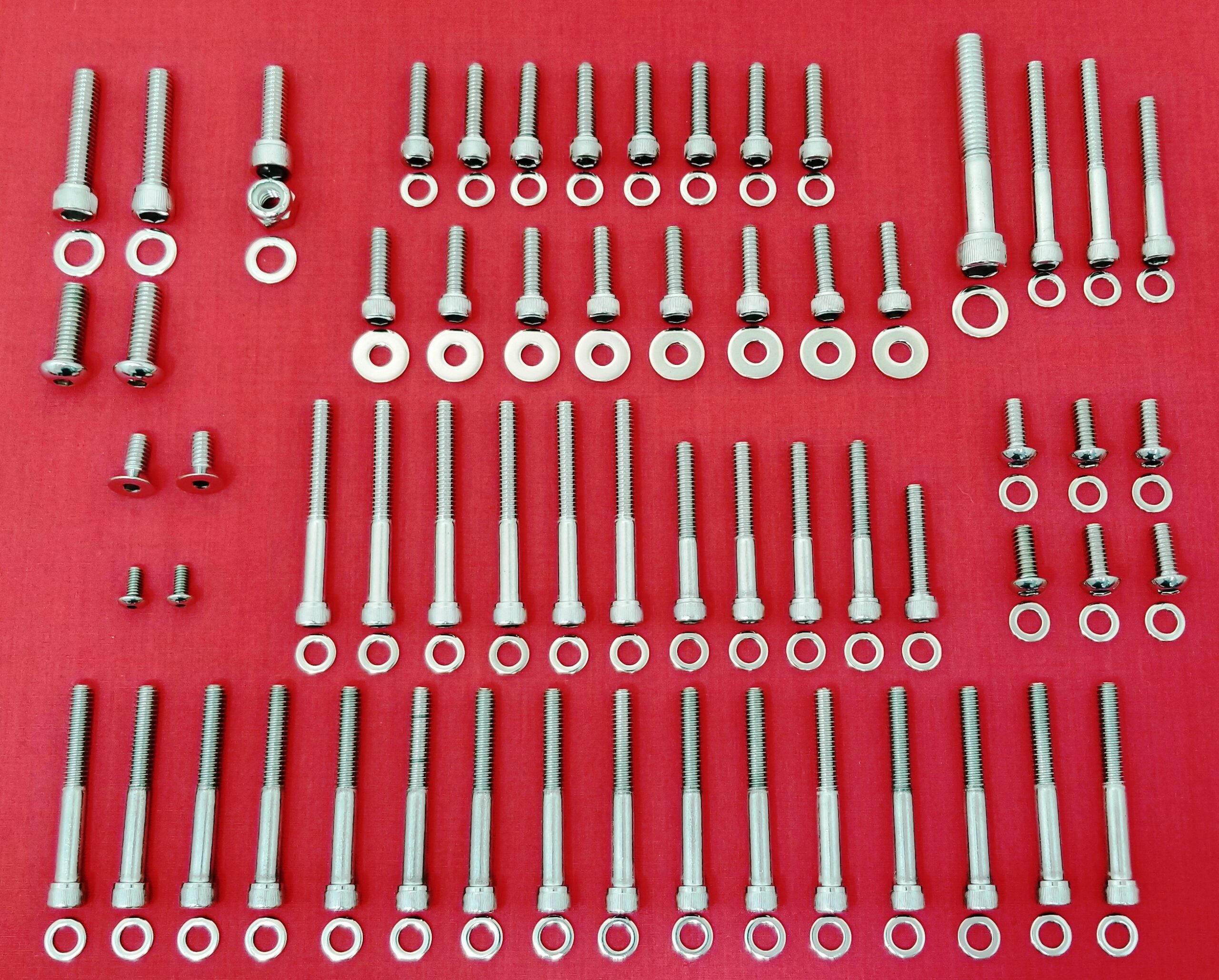 Sportster Engine Stainless Bolt Kits