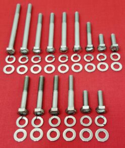 1994-1995 FORD 302 5.0L STAINLESS STEEL WATER PUMP TIMING COVER HEX BOLT KIT