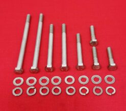 SBF SMALL BLOCK FORD 260 289 302 351W STAINLESS STEEL DRIVER SIDE INLET WATER PUMP HEX BOLT KIT
