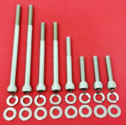 SBF SMALL BLOCK FORD 260 289 302 351W STAINLESS STEEL DRIVER SIDE INLET WATER PUMP ALLEN BOLT KIT