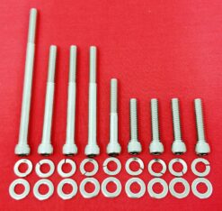 SBF SMALL BLOCK FORD 260 289 302 351W STAINLESS STEEL PASSENGER SIDE INLET WATER PUMP ALLEN BOLT KIT